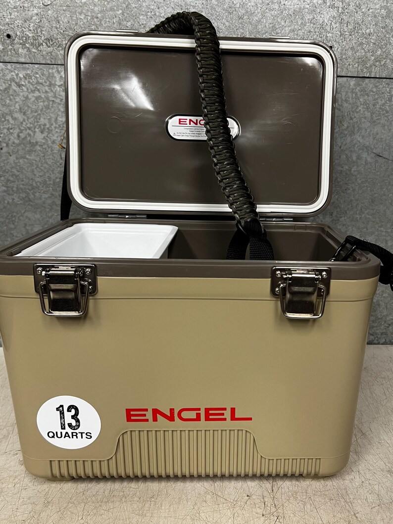 13qt Engel Tan Cooler With Para-cord Custom Strap - Etsy