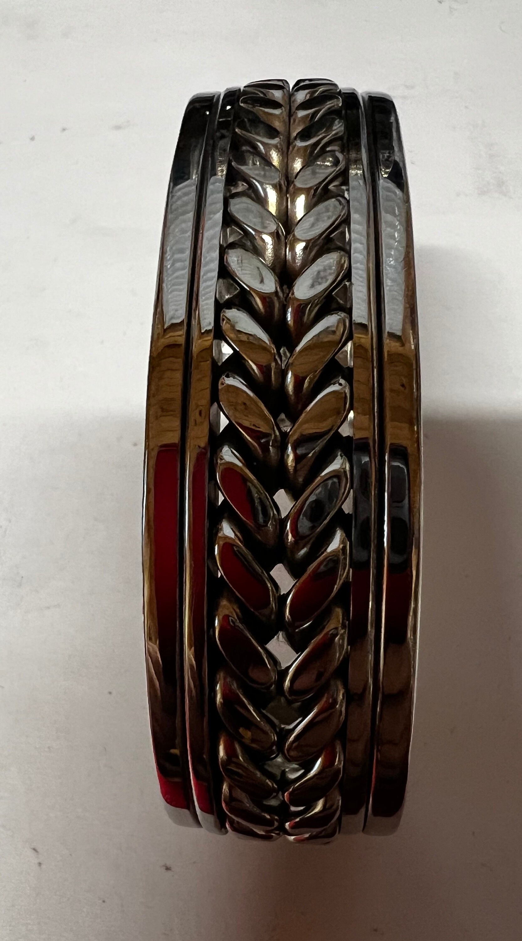 Stainless steel shop tig wire bracelet