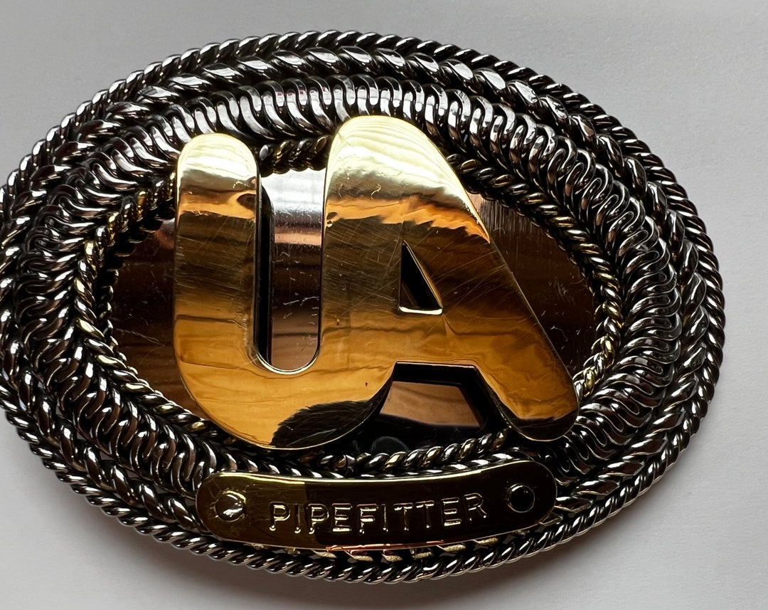 UA Pipefitter Belt Buckle Etsy