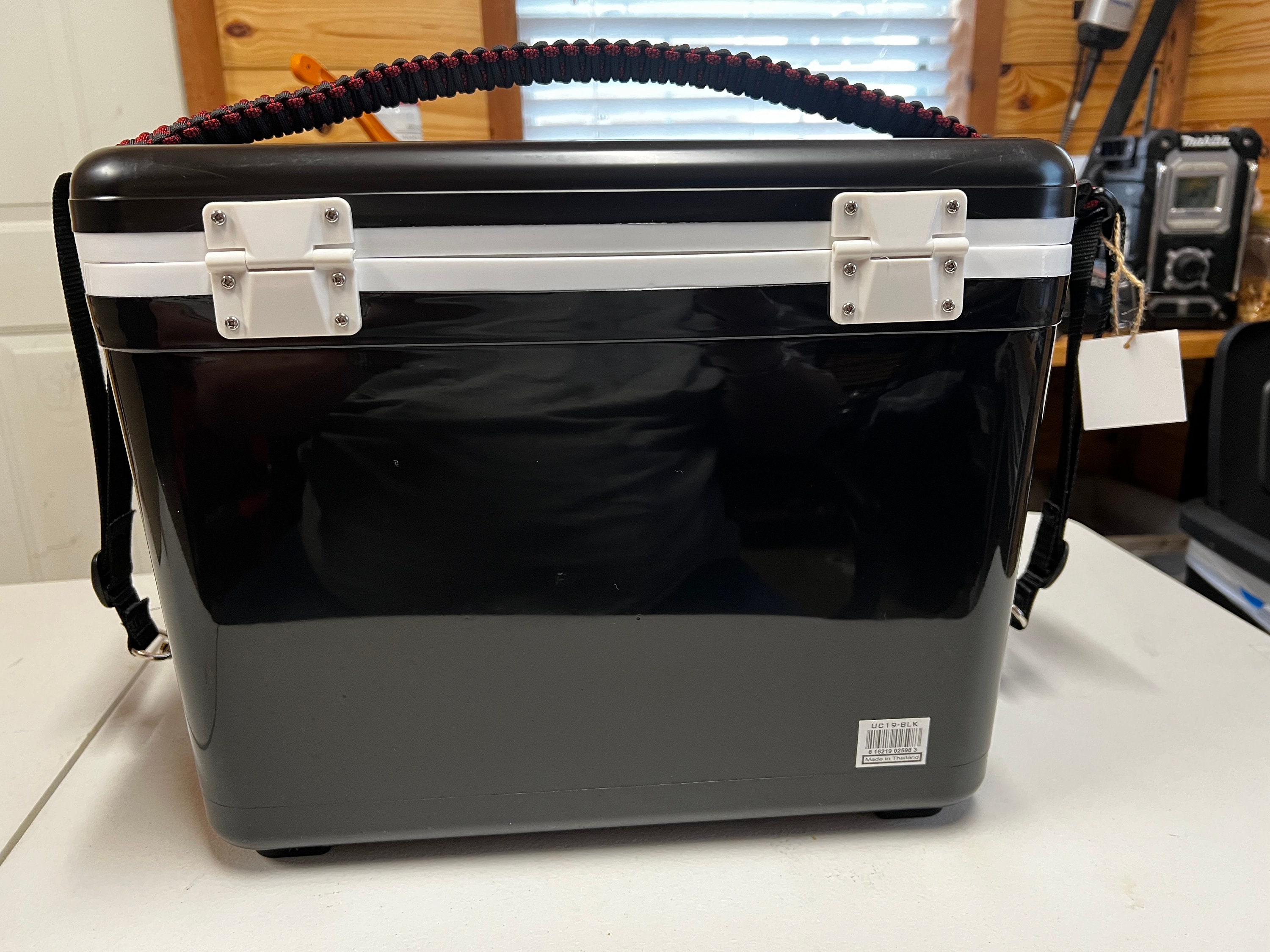 19 Qt Engel Black Cooler With Para-cord Custom Strap - Etsy