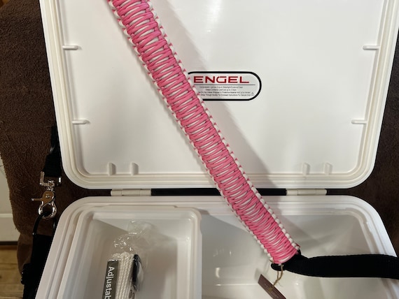 19 Qt Engel Pink Cooler With Para-cord Custom Strap - Etsy