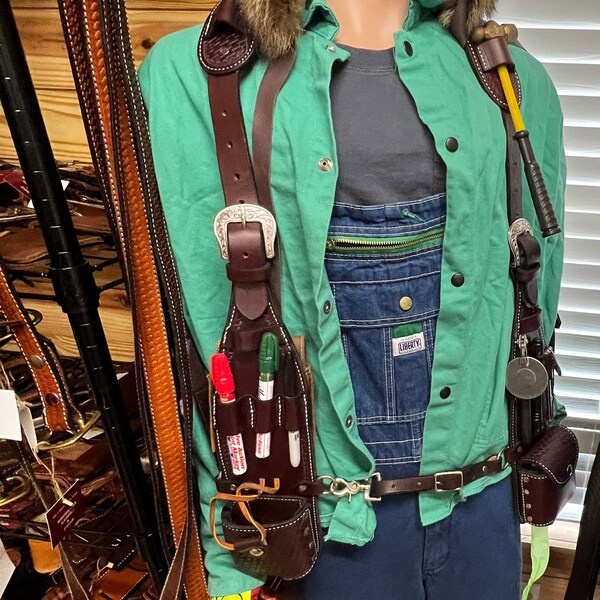 Leather Tool and Radio Harness Etsy