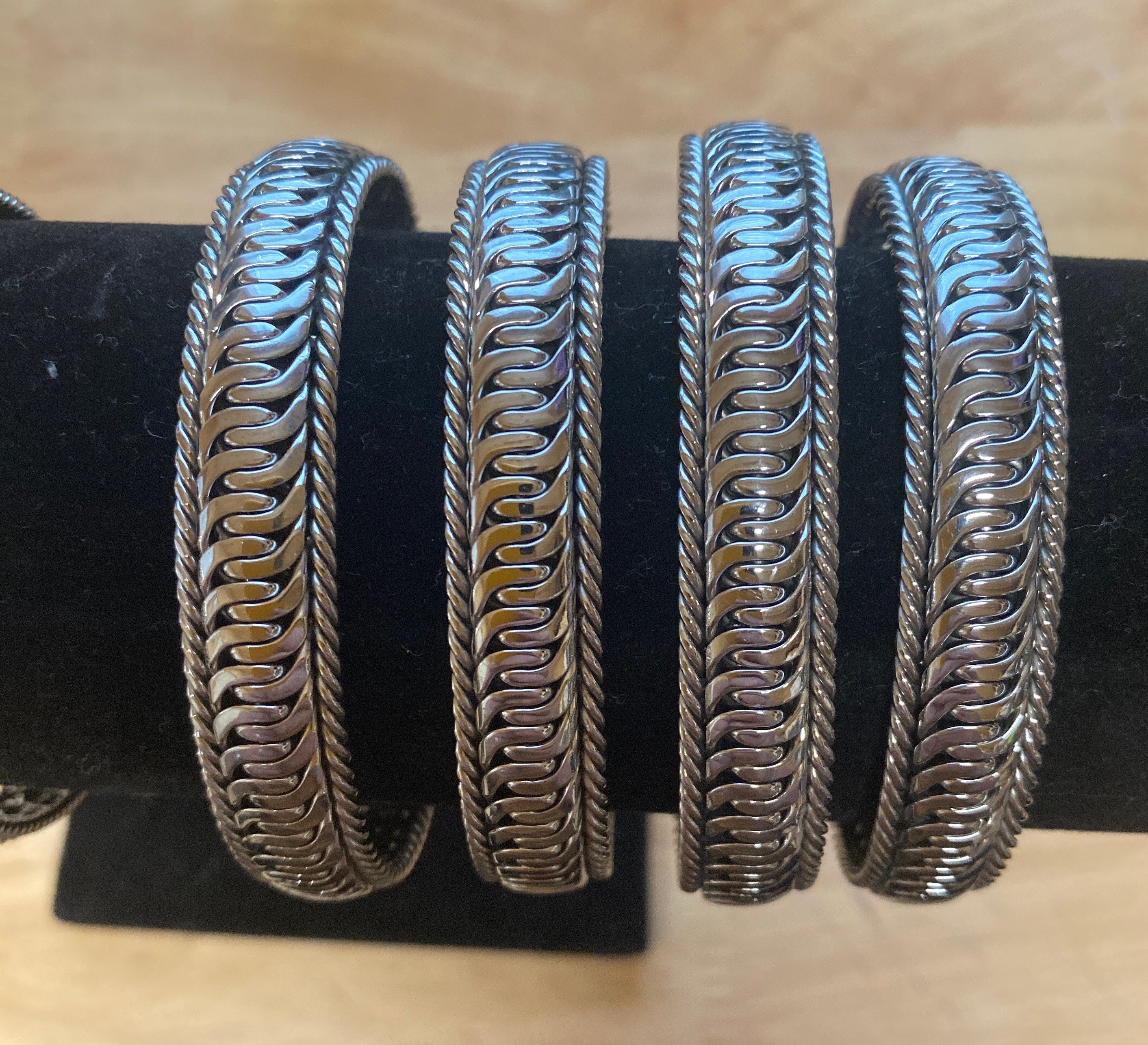 Handmade stainless steel bracelets clearance