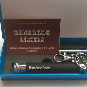 Renegade Lasers Red keychain laser