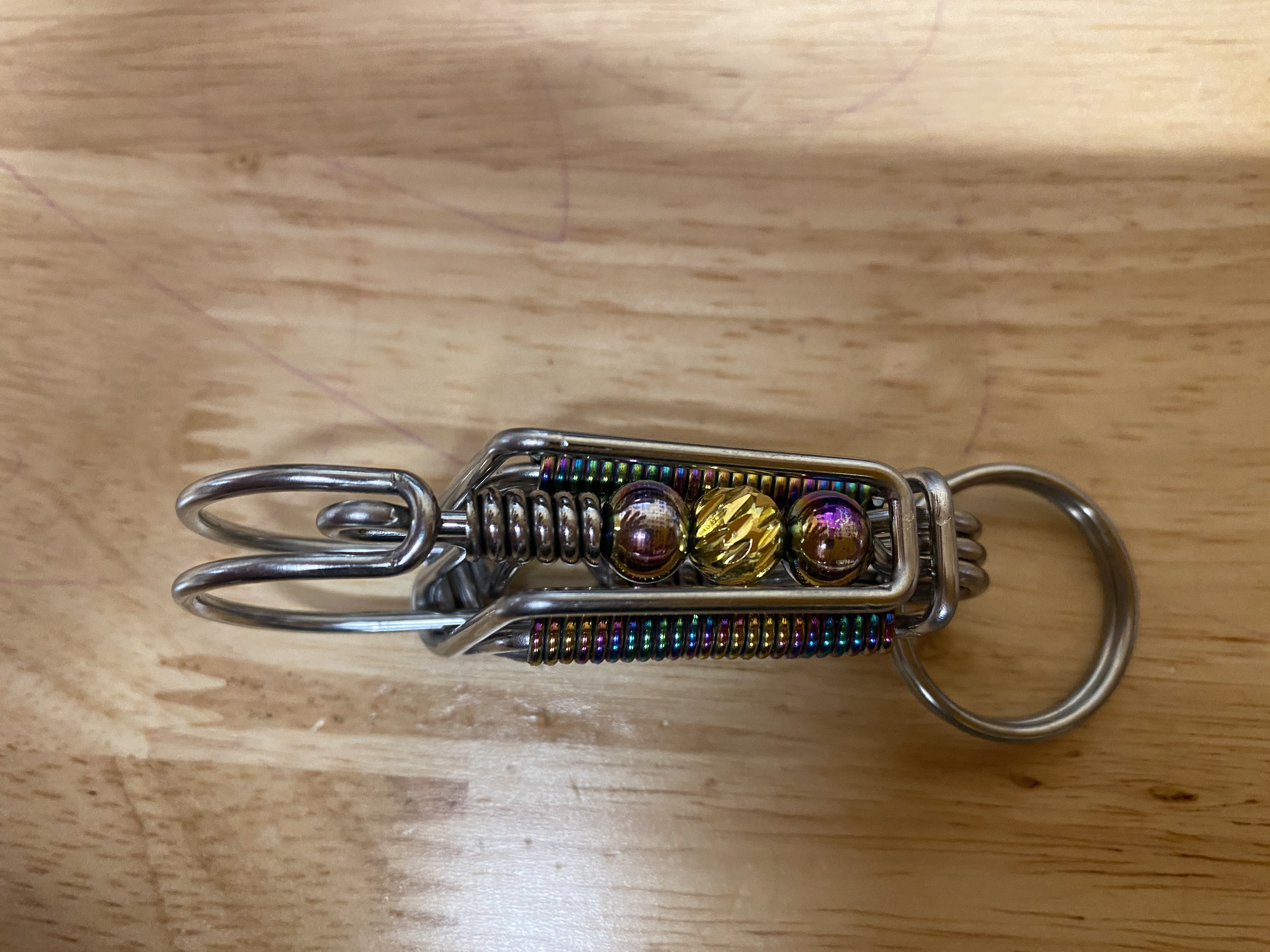 Wire Keychain | Etsy