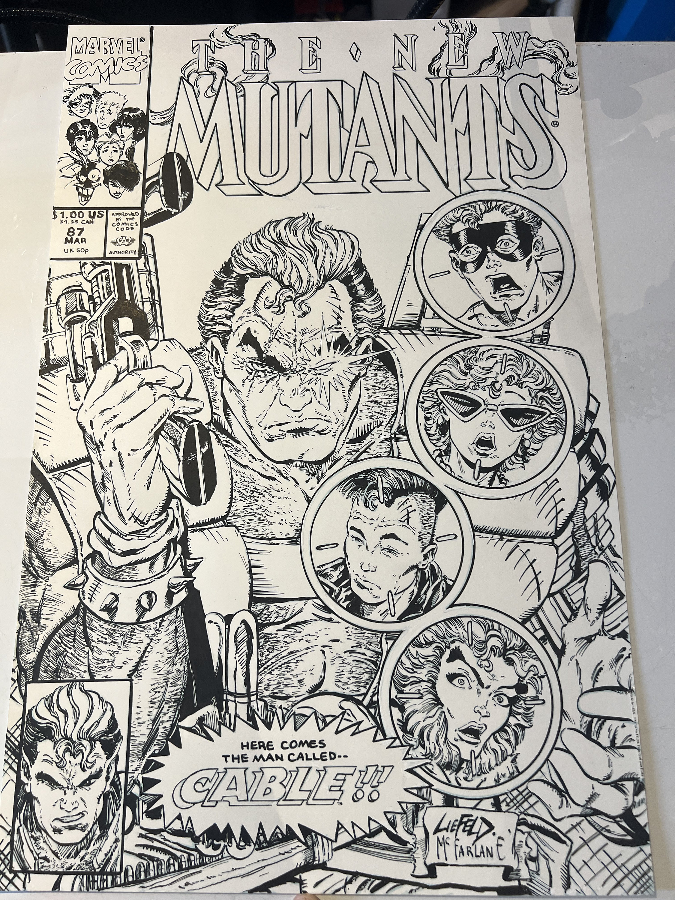 Kostabi Upheaval 1982 直筆原画 Kostabi Upheaval 1982 直筆原画 Japanese Print