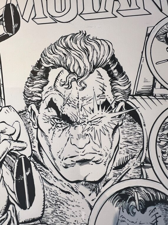 Comic Cover Recreation, New Mutants 87, Rob Liefeld, Todd