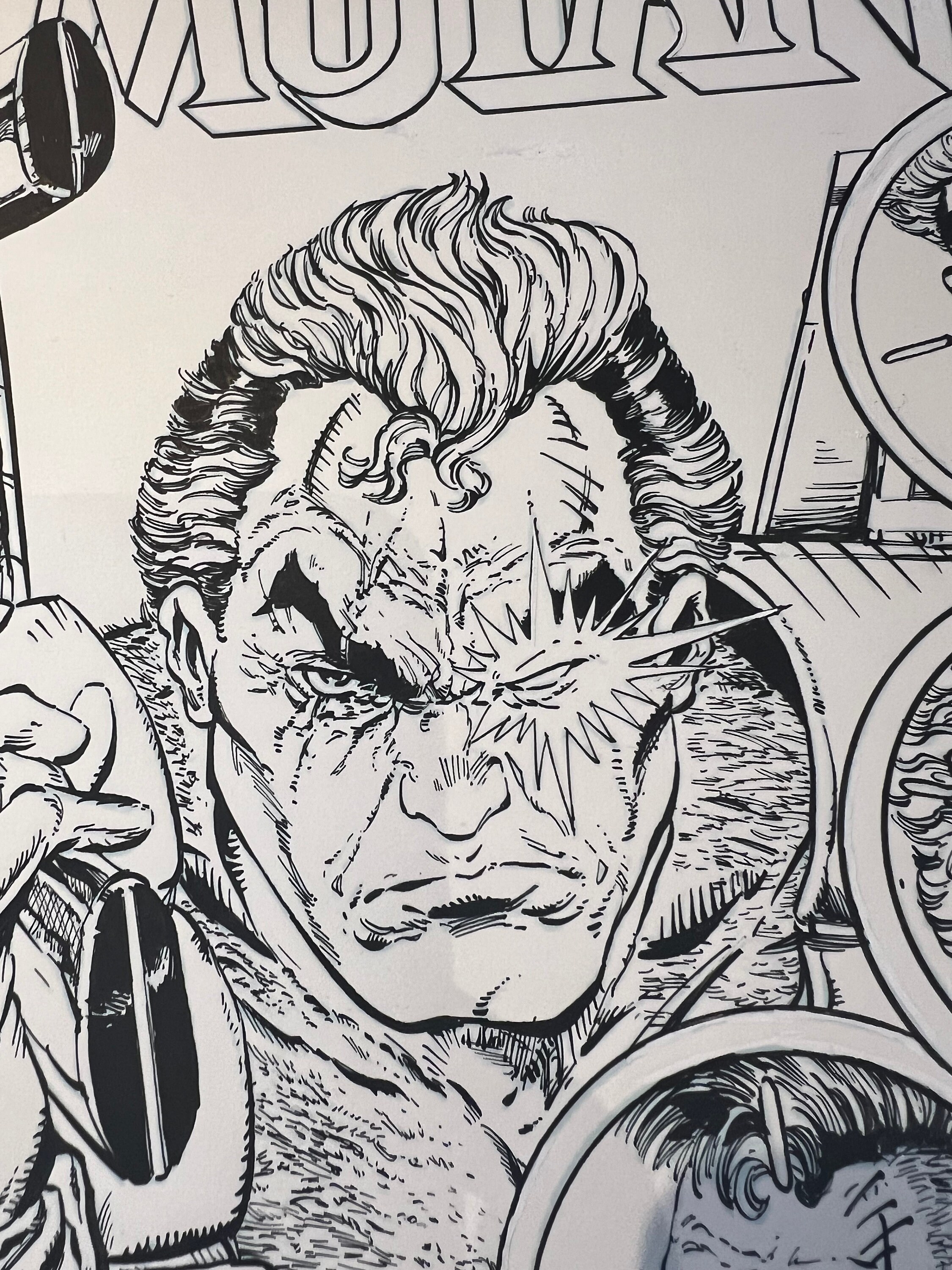 Comic Cover Recreation, New Mutants 87, Rob Liefeld, Todd