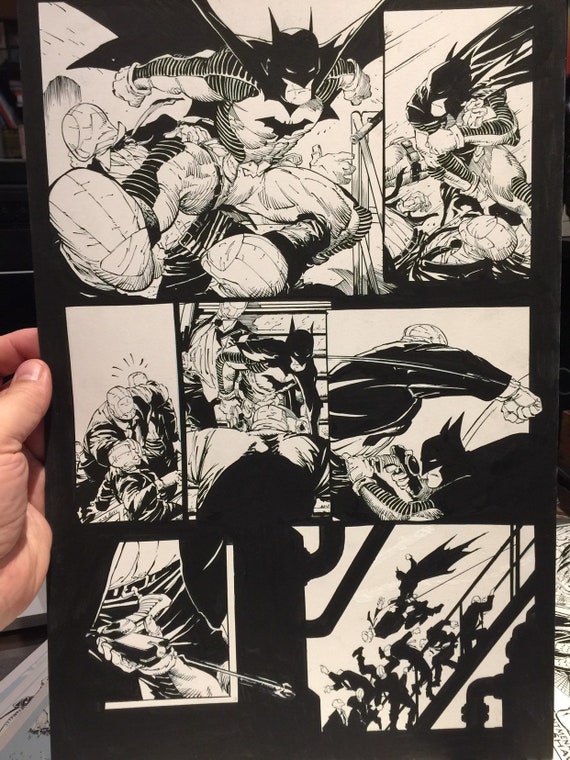 Comic Book Page Recreation Batman Court of Owls Page Greg Capullo Art - Etsy