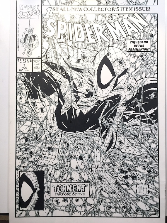 コミック ページ、コミック アート、レクリエーション、スパイダーマン
