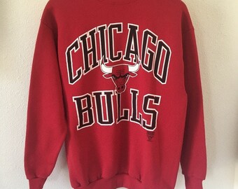Vintage 90s Chicago Bulls Sweatshirt Chicago Bulls Crewneck - Etsy