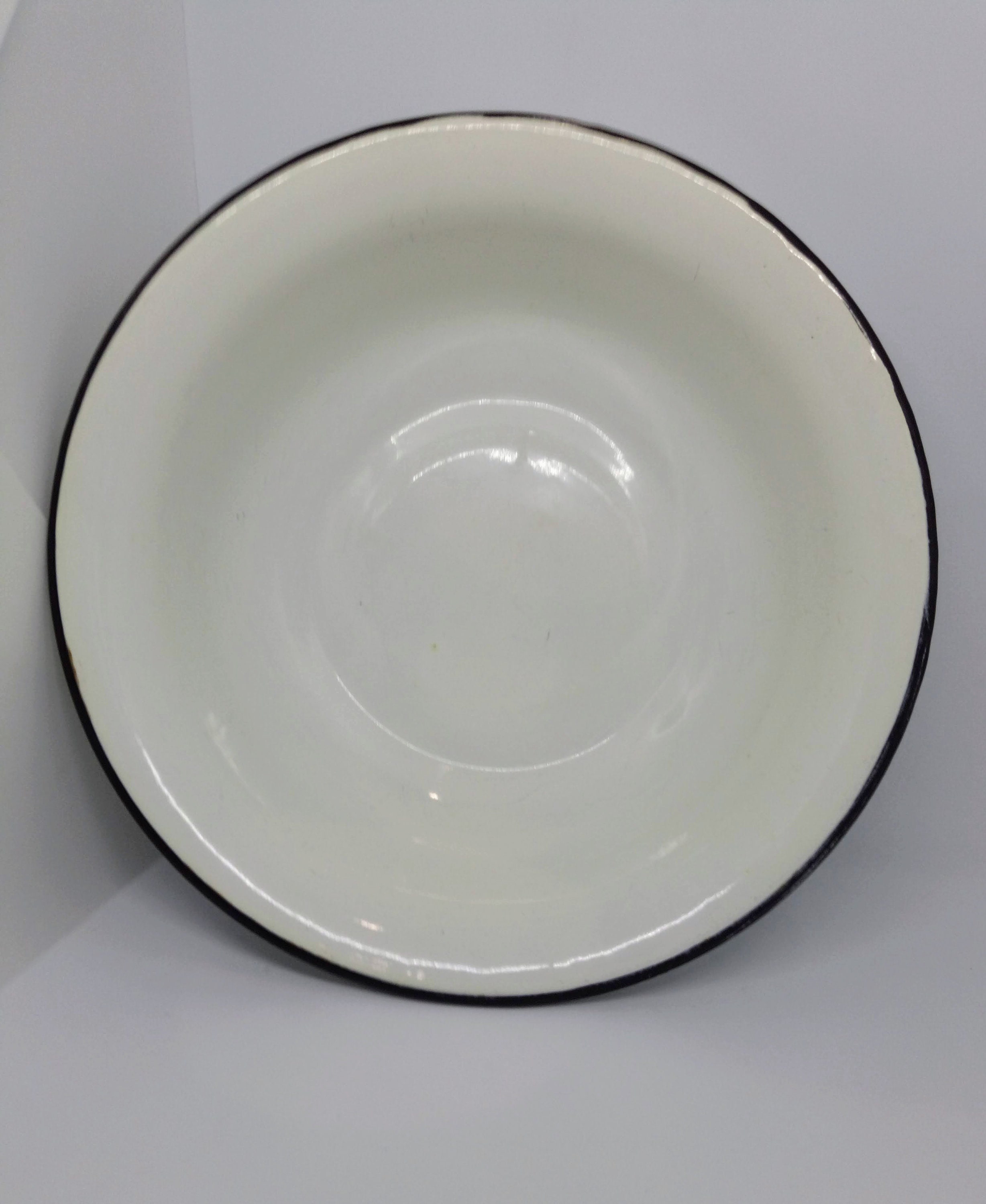 Vintage Rustic Enamel Bowl Enamel Plate Metal Bowl Enamel Etsy