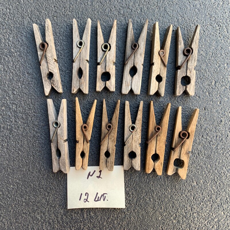 Antique Clothespins - Etsy