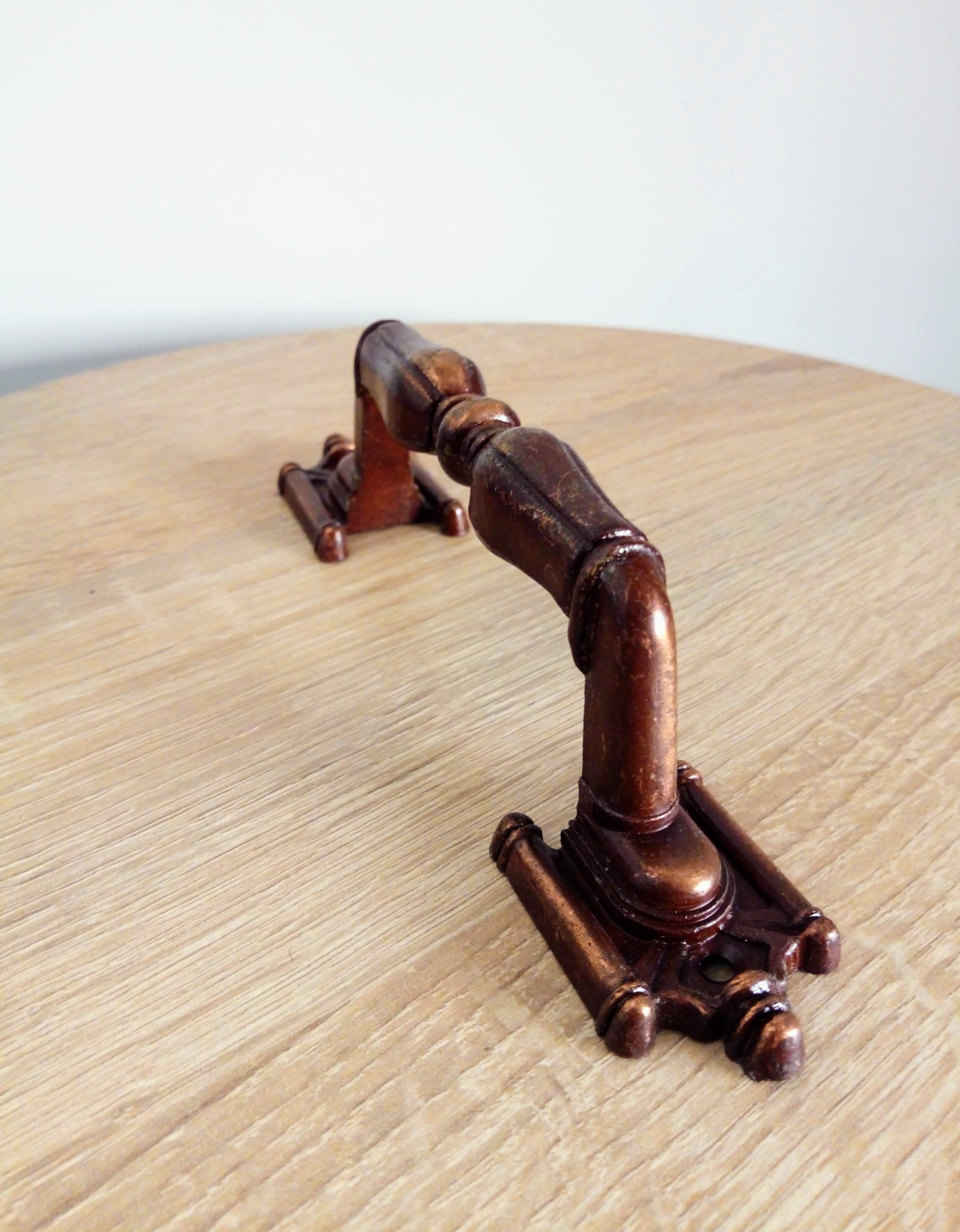 Poignée de porte vintage soviétique. Poignée de porte. Poignée de porte vintage. Heurtoir de porte. Poignée de porte rétro. Encoche antique