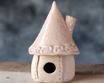 Gnome Home, Garden Art, Handmade Pottery