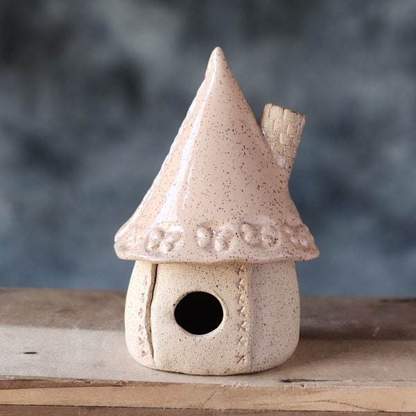 Gnome Home, Garden Art, Handmade Pottery