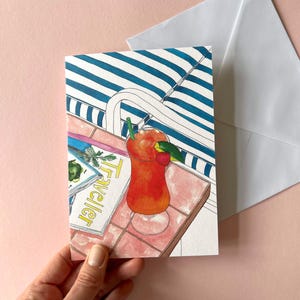 L'été avec une carte Aperol / Au bord de la piscine / Vacances