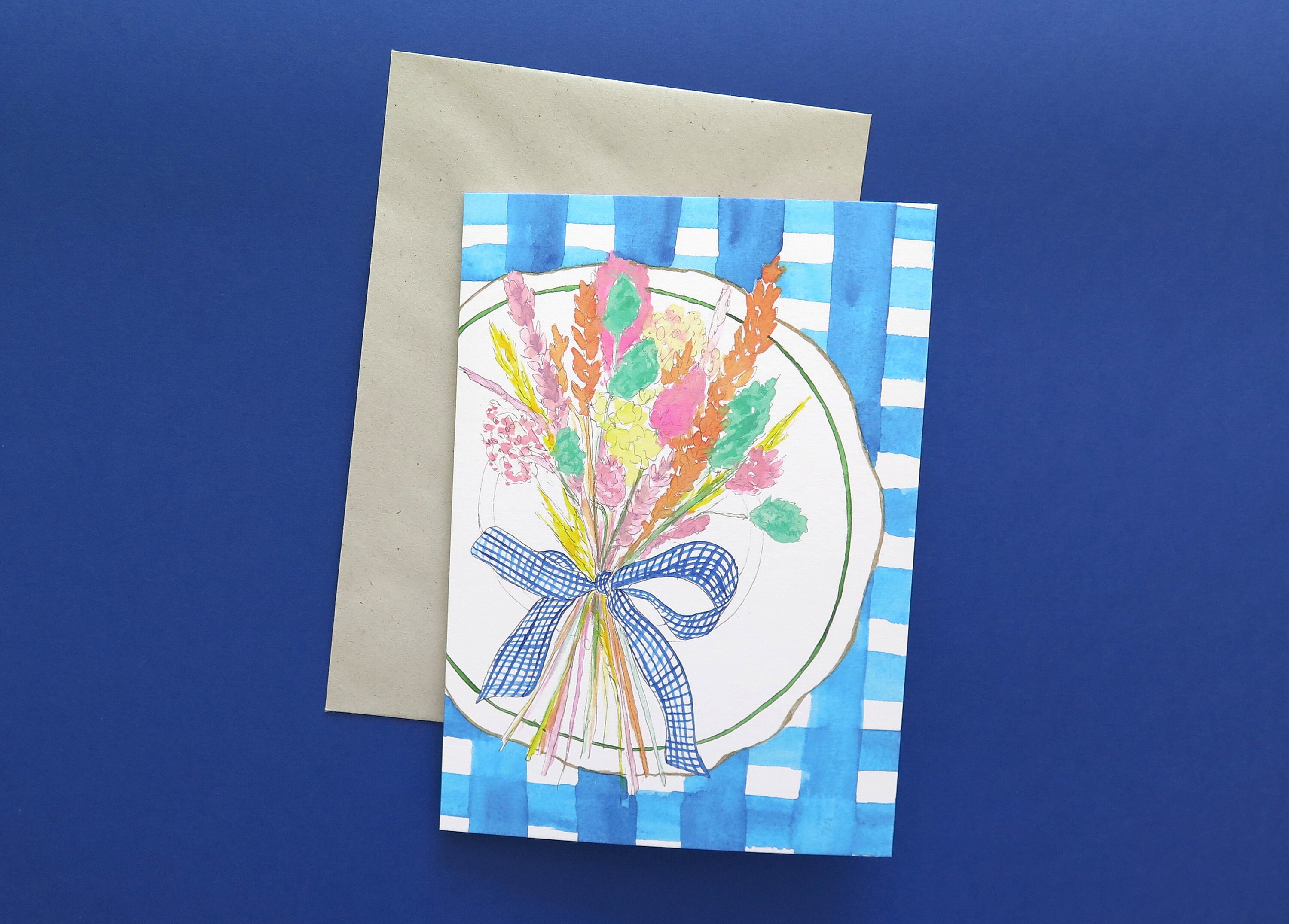 Dried Flower Greeting Card – Give Chances