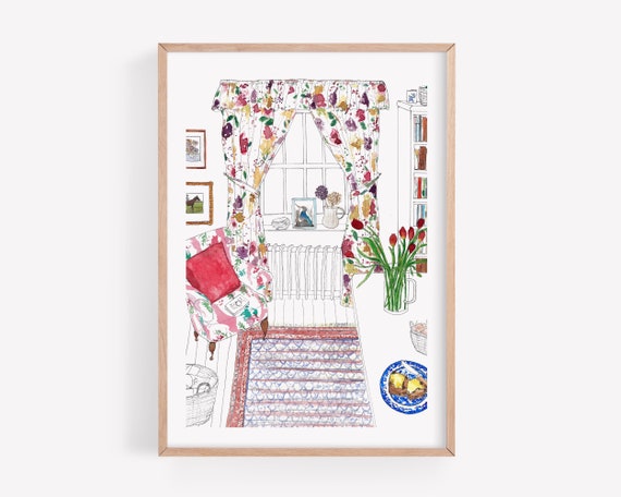 English Country House Art Print