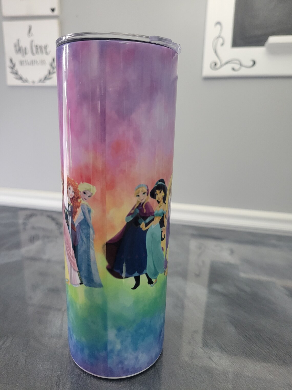 Disney Princess tumbler Etsy
