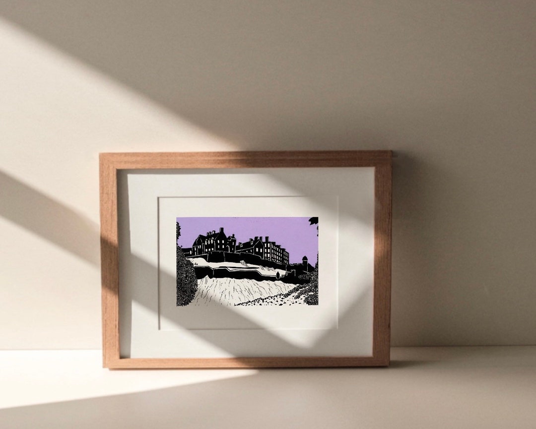 Edinburgh Castle Ll Hand Drawn Posca Pen Illustration Wall Art ...