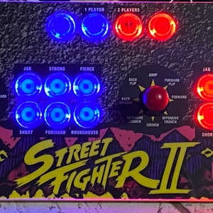 Replacement real wood control panel for use with Arcade1up mods with Sanwa joysticks and buttons installed