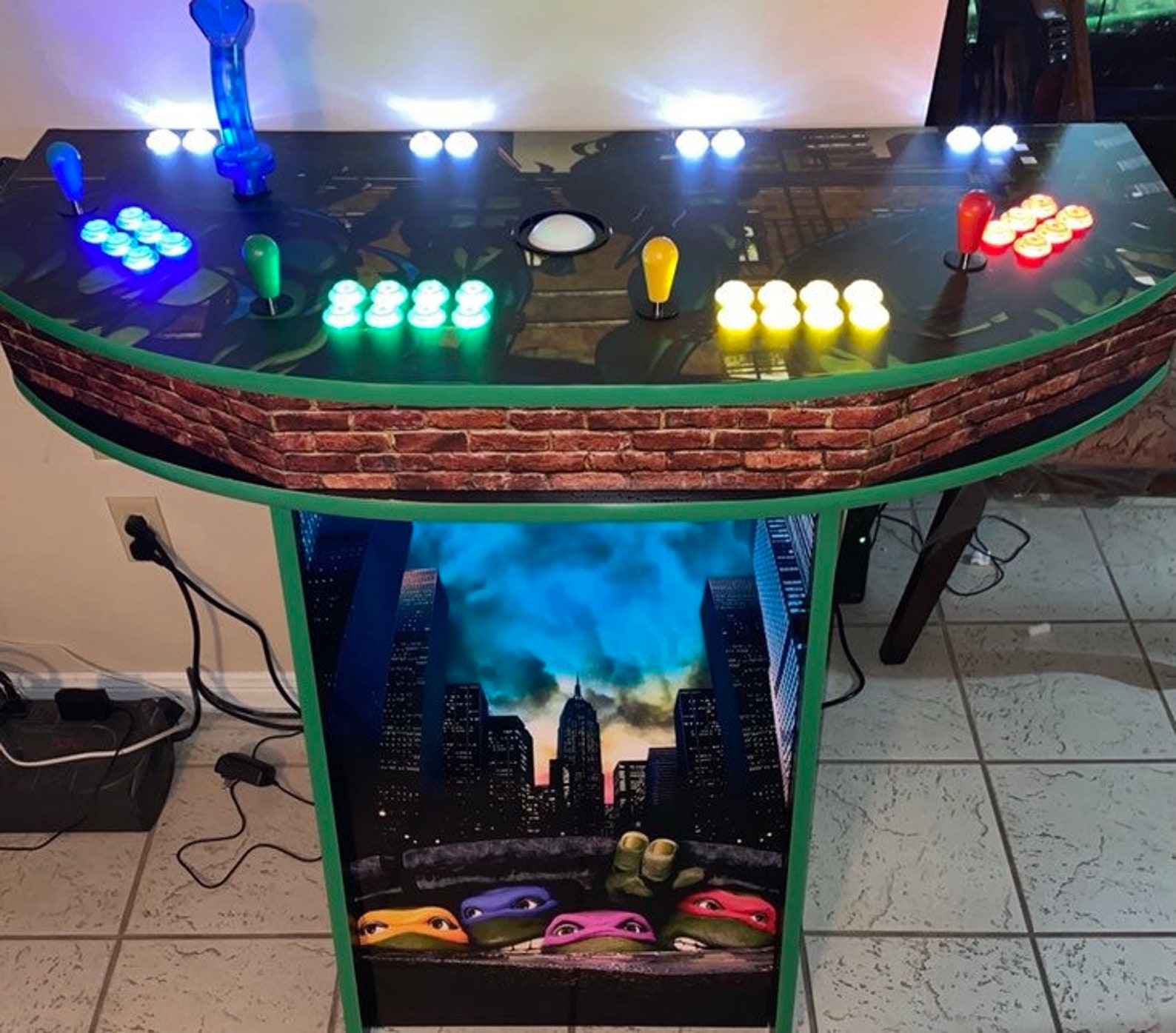 4 Player Pedestal Arcade With Trackball Etsy