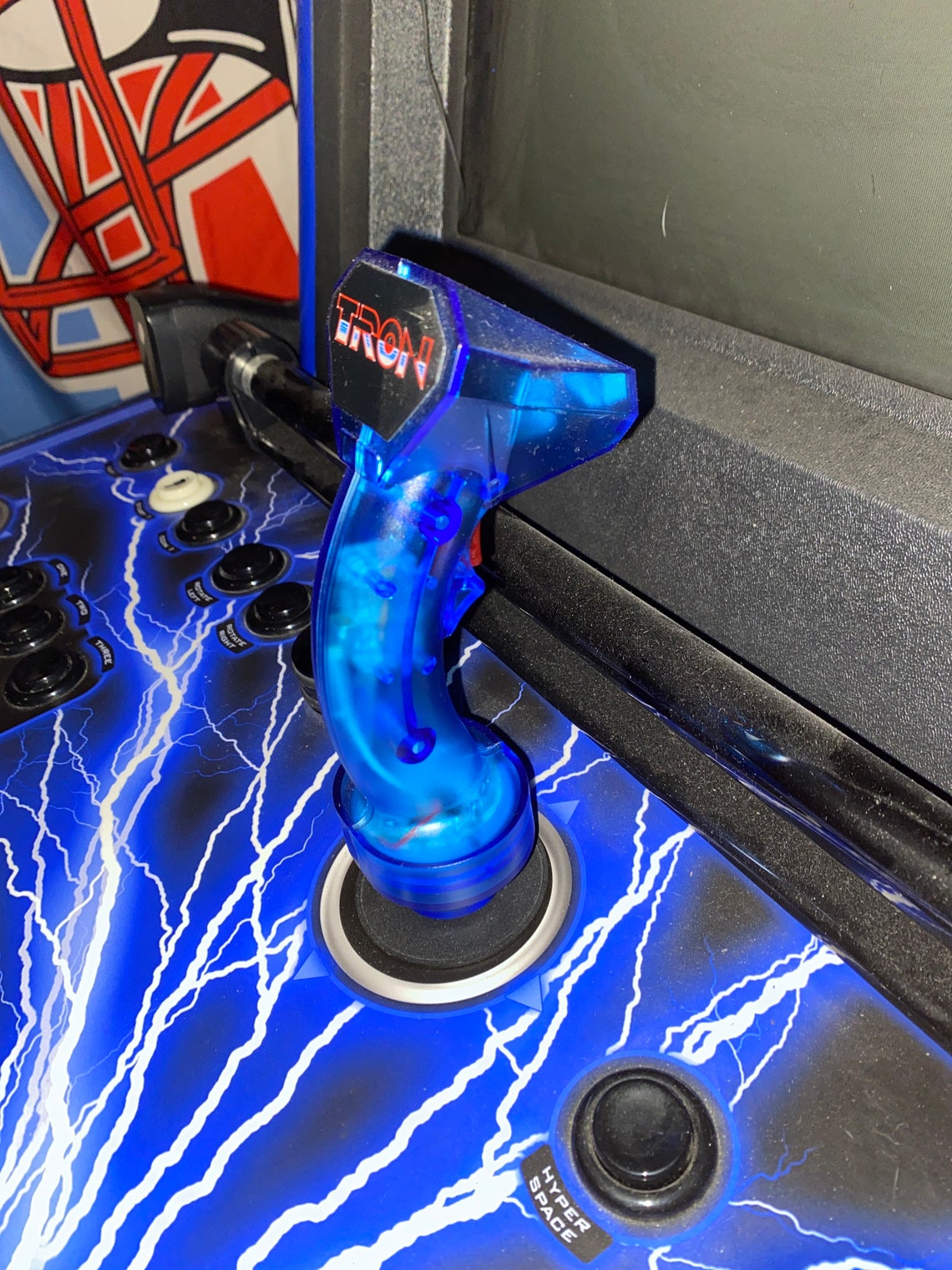 Tron arcade flight stick Etsy