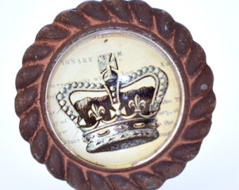 Kings Crown Cabinet Knob