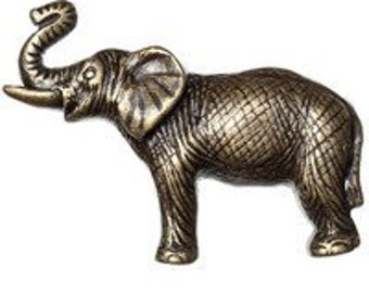 Big Sky Hardware-Elephant Cabinet Knob Pewter