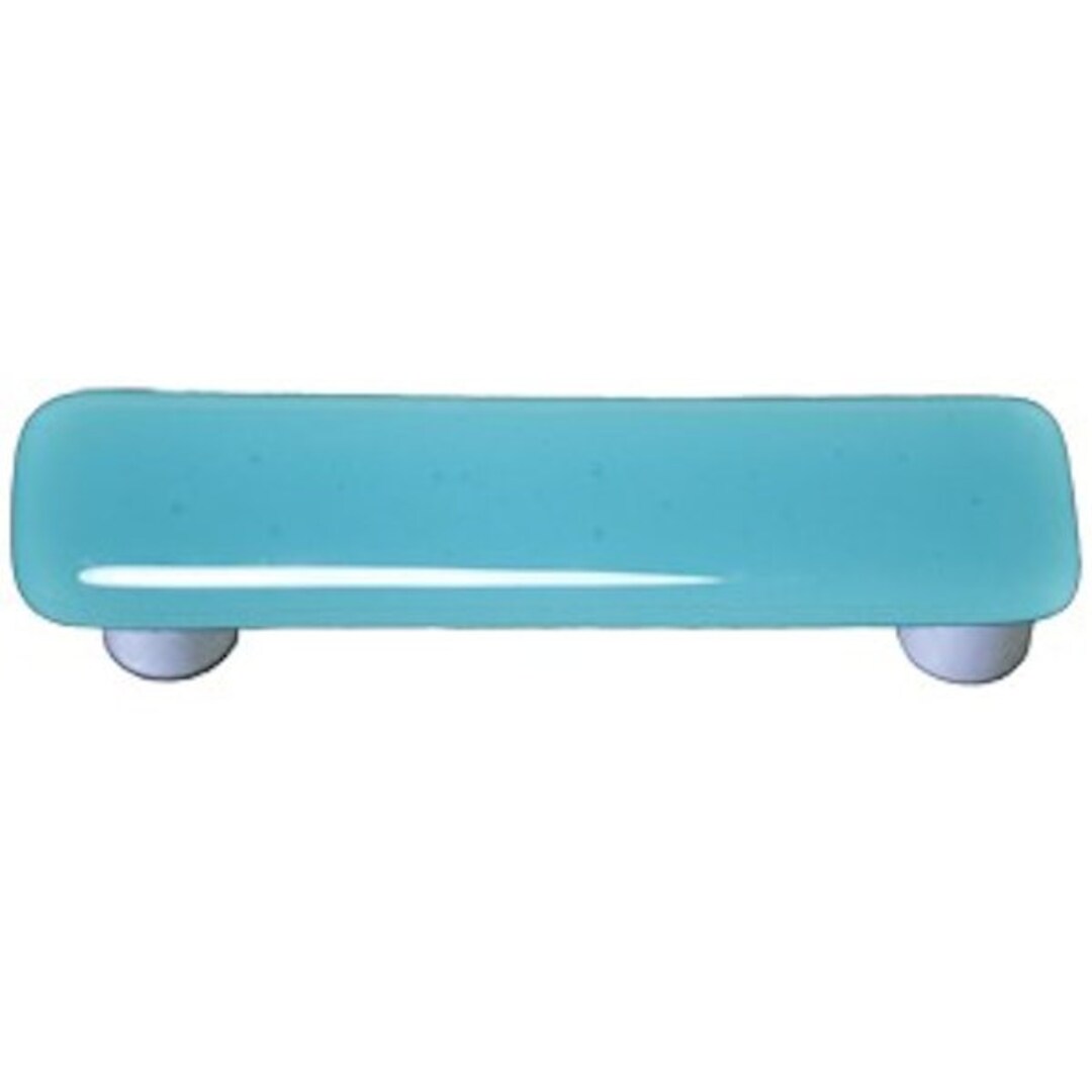 Solids Rectangle Glass Drawer Pull 3 Cc by Aquila Art Glass Etsy