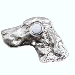 The Dog Head Door Bell DoorBell (DB00924/924) is part of the Buck Snort Lodge Doorbells Collection.