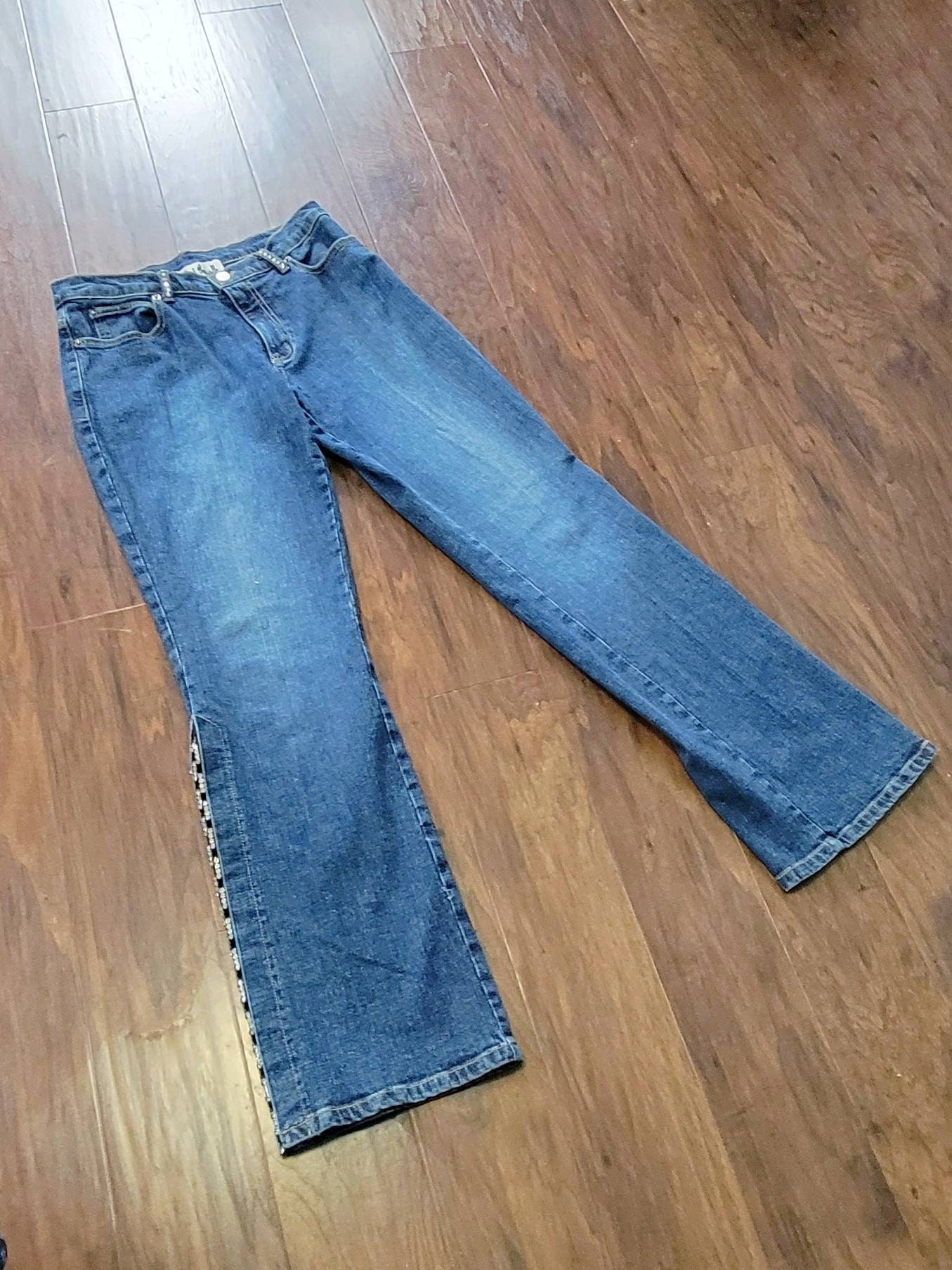 Vintage 90s Flare Jeans Crystal 
