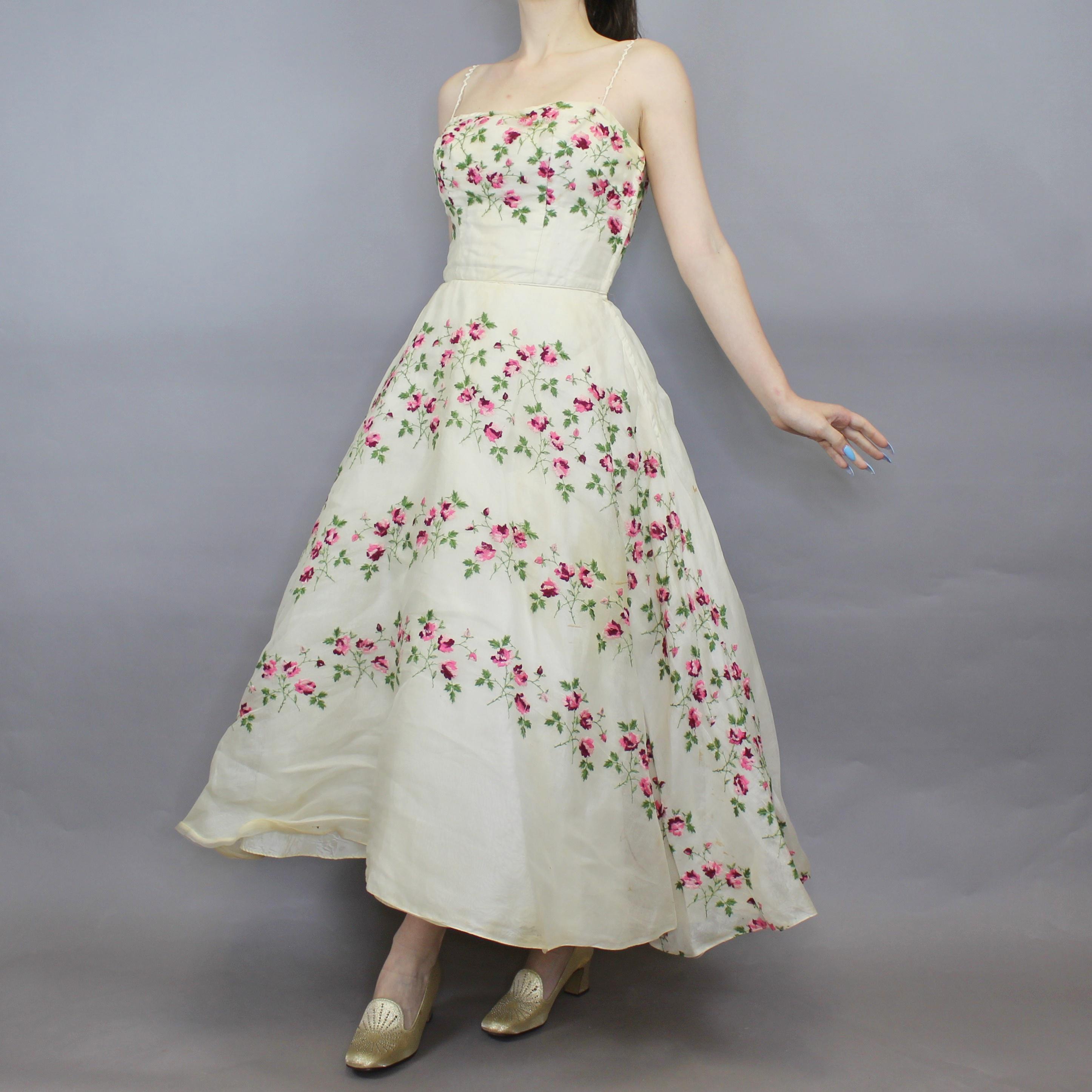 50s Formal Dress - Etsy 50s Formal Dress - Etsy