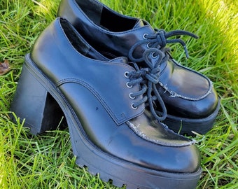 90s Platform Heels - Etsy New Zealand
