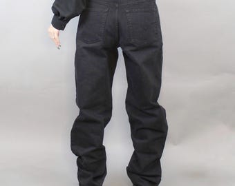 90s Vtg Gianni Versace Couture Black Pants Straight Leg Trouser
