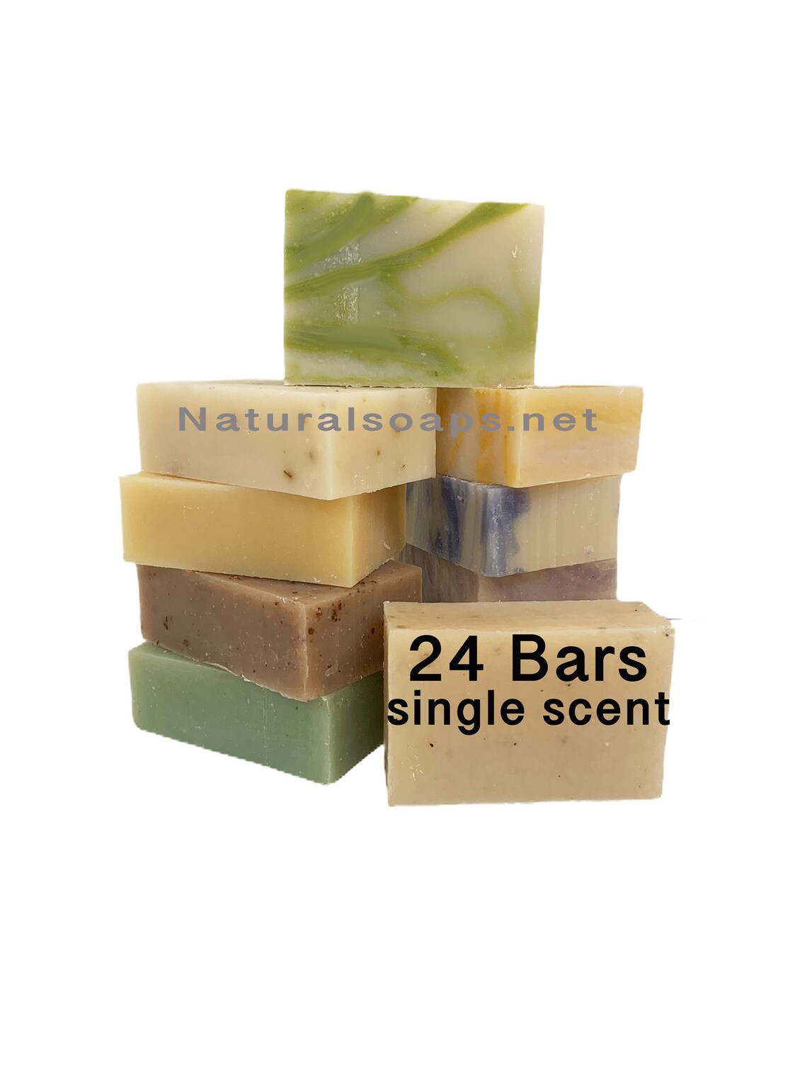 Bulk Unwrapped Natural Handmade Soap 24 bars Etsy