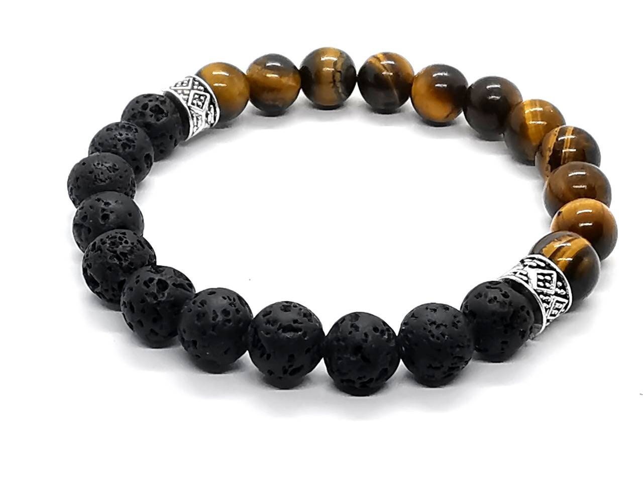 4 Sizes Natural Black Lava Beads EU, 4 6 8 10mmgrade A Lava Rock Stone,  High Quality Black Mala Beads, Essential Oil Beads 