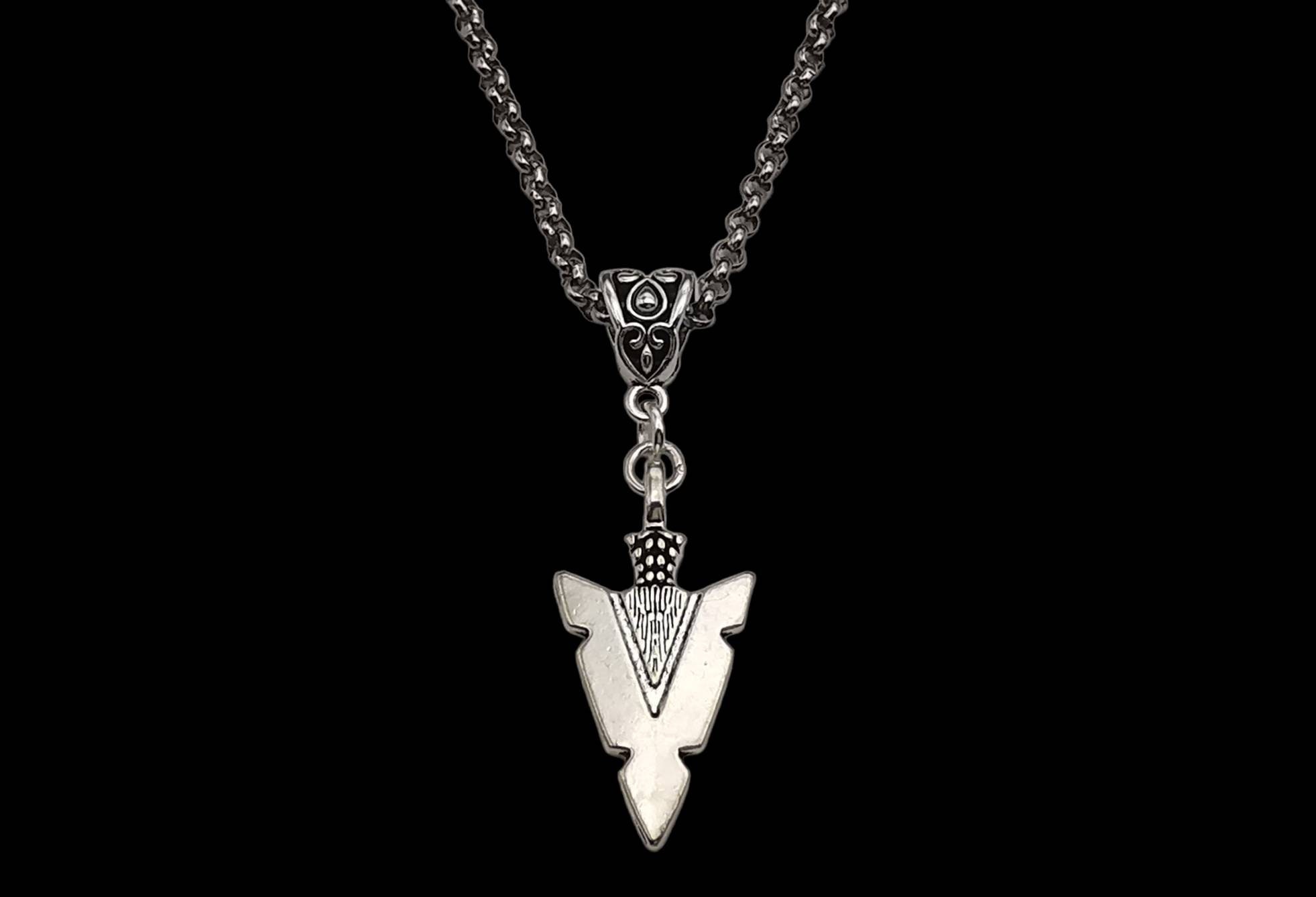 Native american arrowhead necklaces clearance for mens
