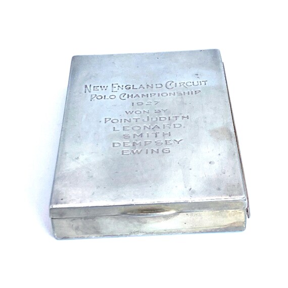 カルティエのフリーケース Cartier Sterling Silver Box, Award From 1927 New England