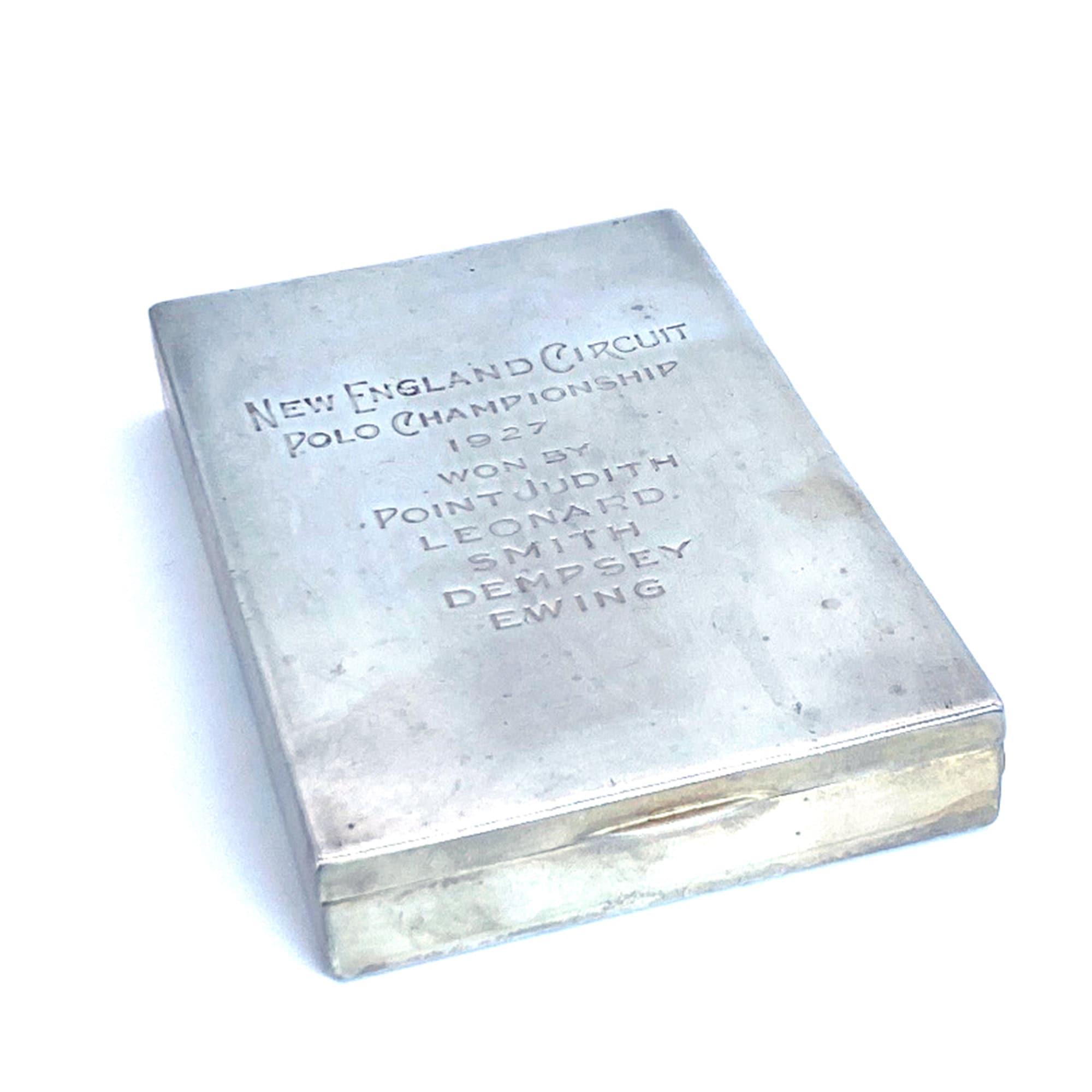 Cartier Sterling Silver Box, Award From 1927 New England Cartier Sterling Silver Box, Award From 1927 New England