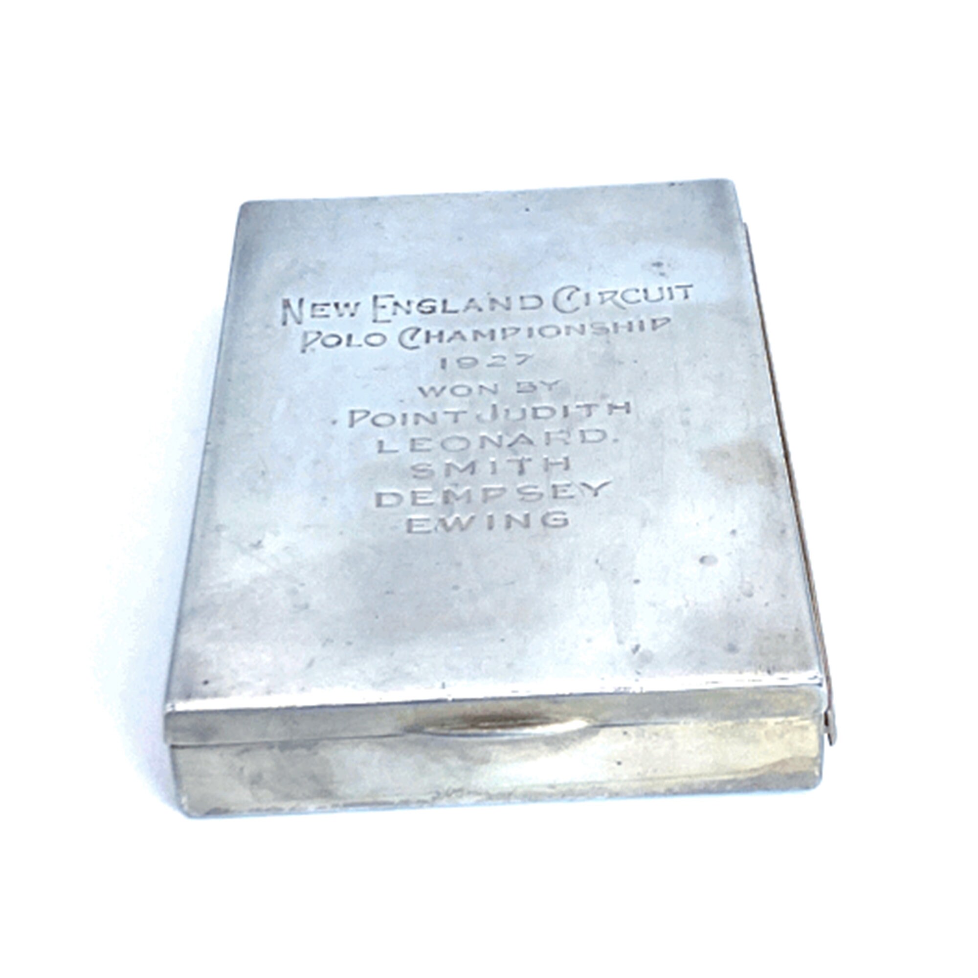 Cartier Sterling Silver Box, Award From 1927 New England