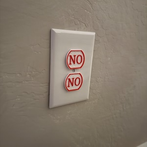 Outlet Covers 3D Printed Novelty Child Safety Deterrent