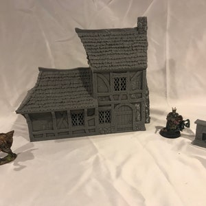 Kleines 2 Story House Gelände 3D gedruckt