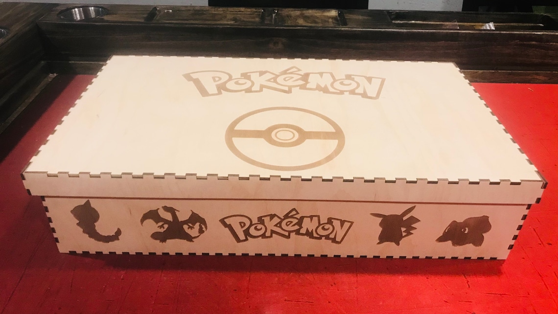 Custom Trading Card Game Storage Solution Large Box Premium Etsy