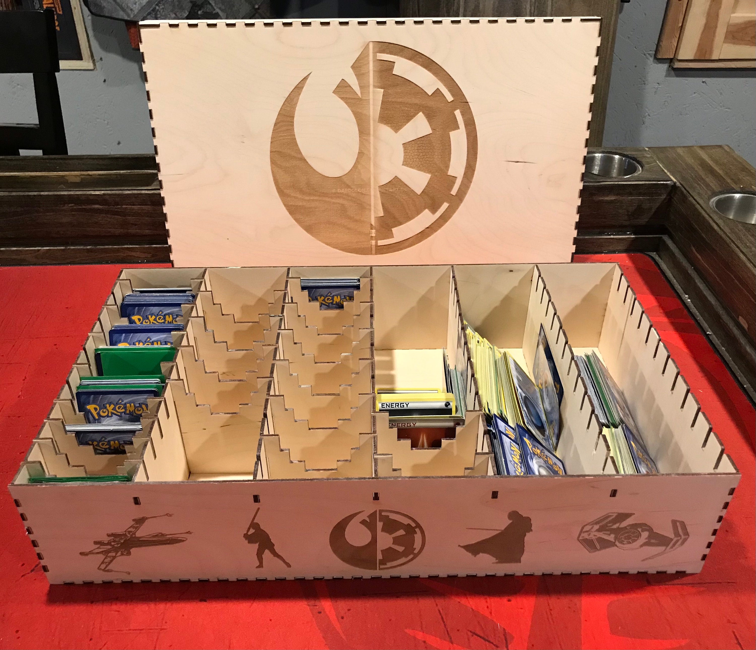 Custom Trading Card Game Storage Solution Large Box Premium Etsy