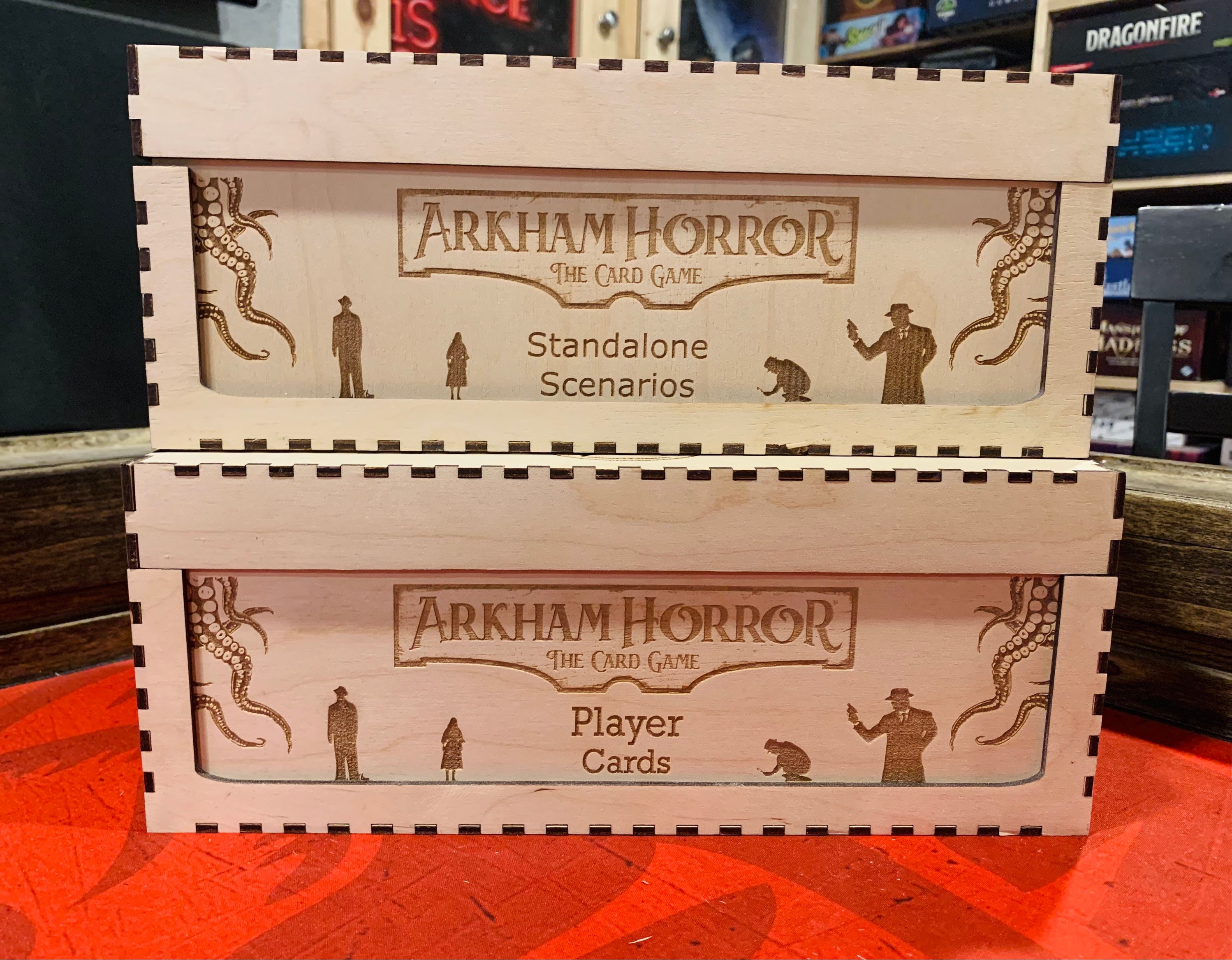 Arkham Horror LCG Deluxe Premium Vertical Card Storage Box Etsy Australia