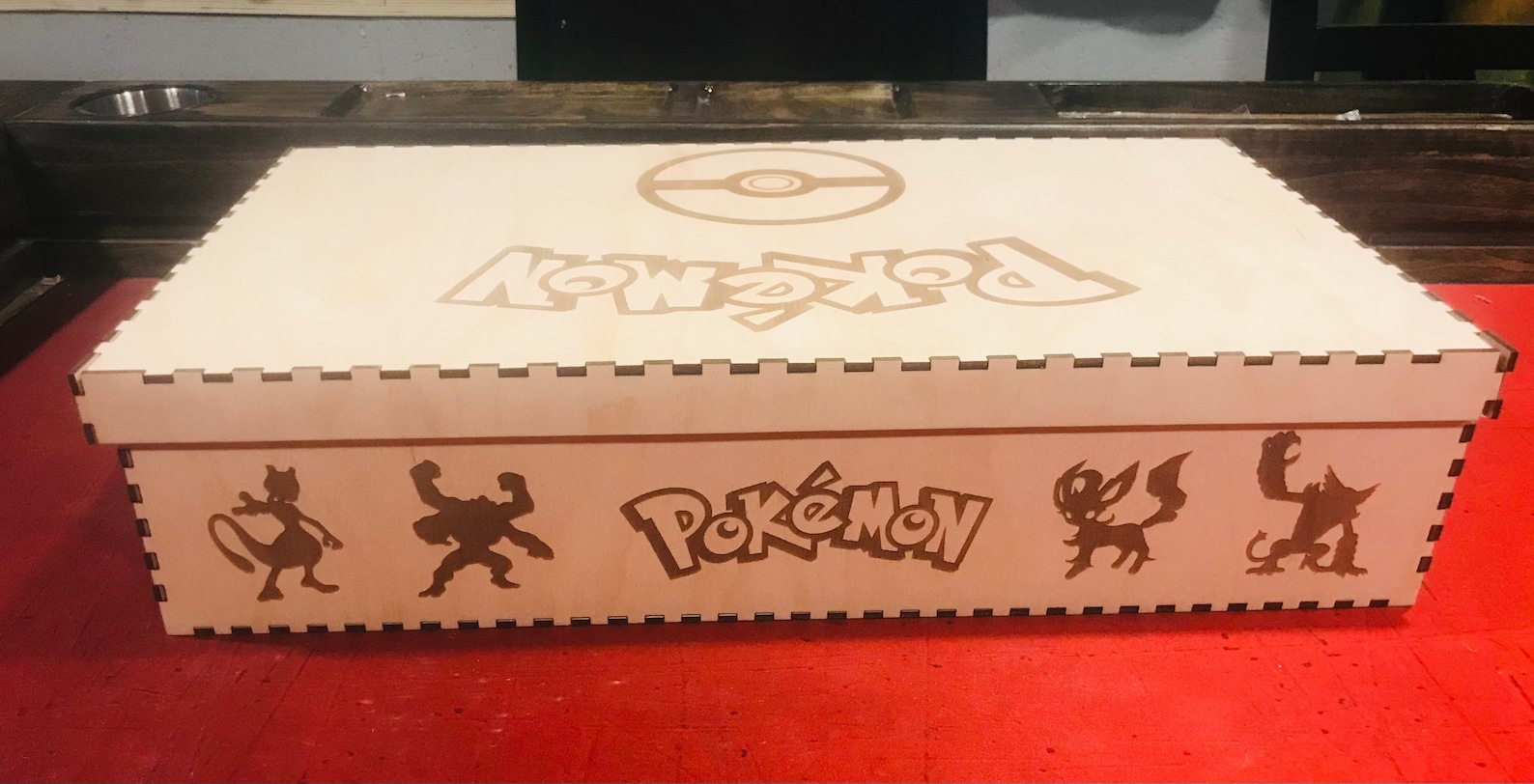 Custom Trading Card Game Storage Solution Large Box Premium Etsy