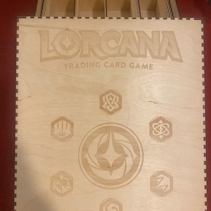 Lorcana Kallax Größe, Custom Sammelkartenspiel, Aufbewahrungslösung CCG,