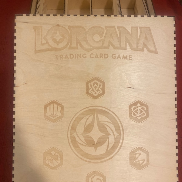 Lorcana Kallax size, Custom trading card game, Storage Solution CCG,